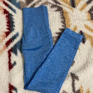 Gymshark blue seamless leggings